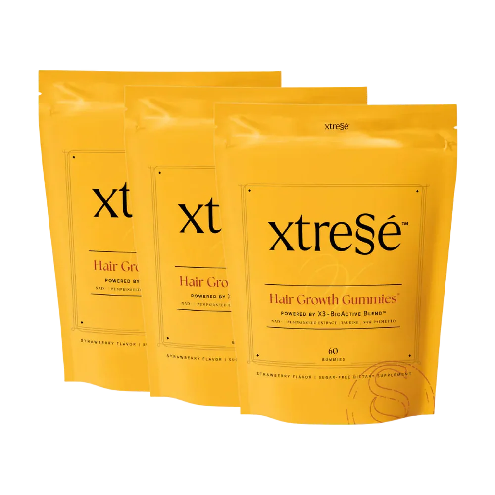 PRE-ORDER Xtressé Hair Growth Gummies 3pk